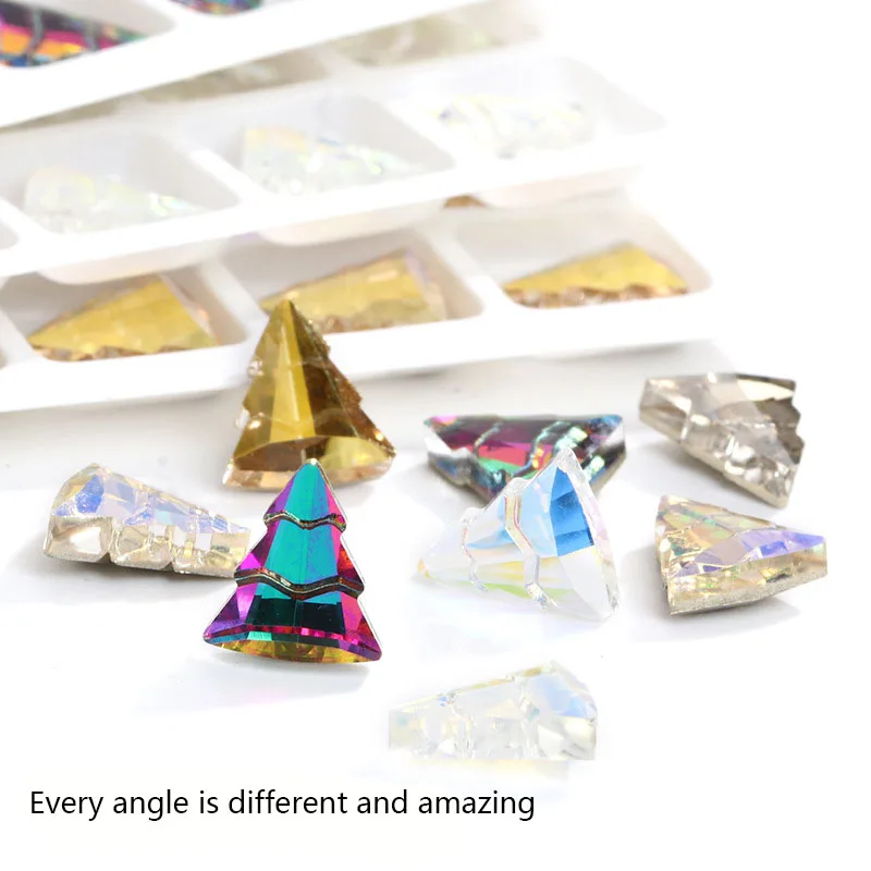 Colorful 7.2X8MM 9X10MM Christmas Tree Pointback Crystal Nail Rhinestones Bag Shoes Clothing Ornaments DIY
Colorful 7.2X8MM 9X10MM Christmas Tree Pointback Crystal Nail Rhinestones Bag Shoes Clothing Ornaments DIY