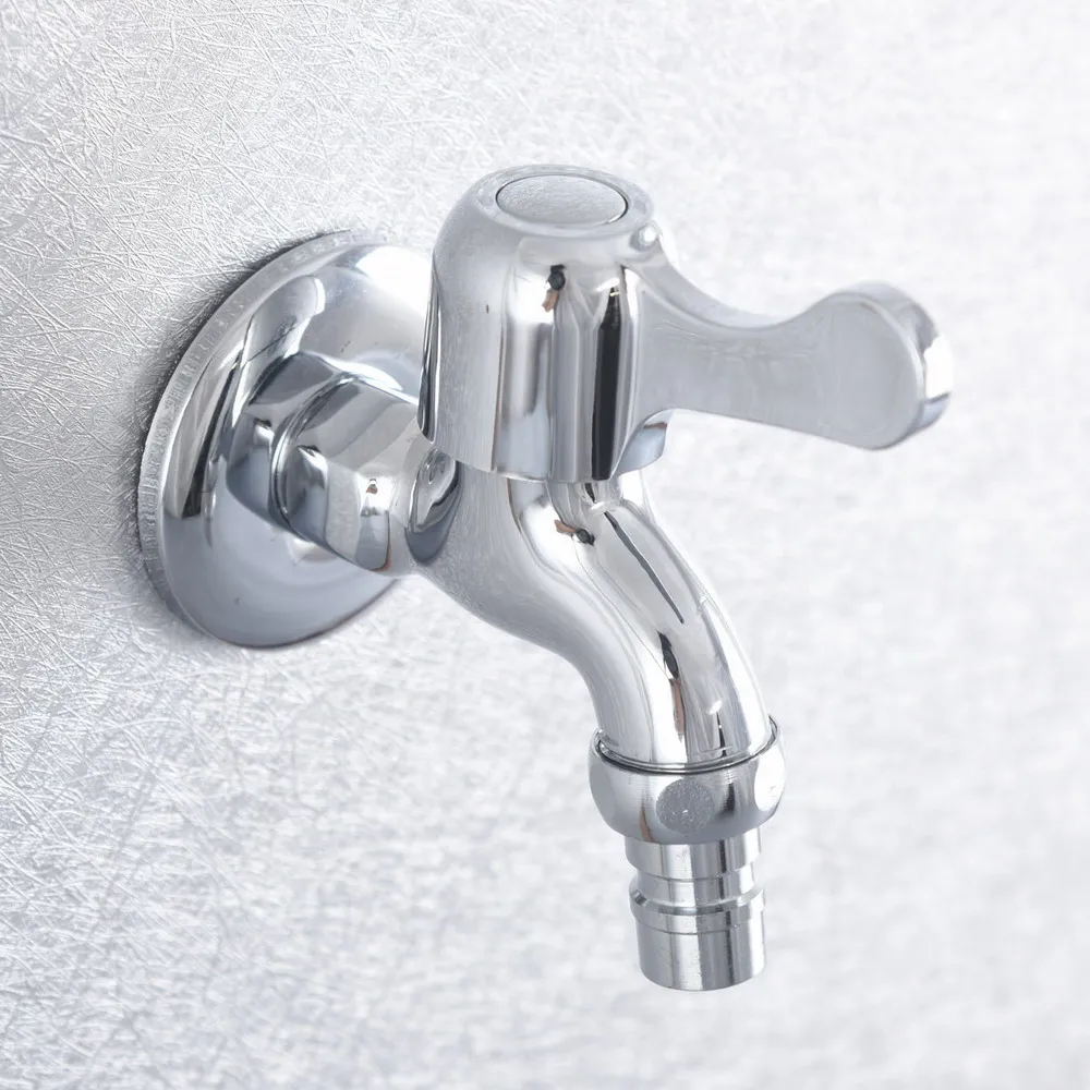 Polished Chrome Wall Mounted Single Handle Bathroom Washing Machine Faucet /Garden Water Tap / Laundry Sink Water Taps mav173
Polished Chrome Wall Mounted Single Handle Bathroom Washing Machine Faucet /Garden Water Tap / Laundry Sink Water Taps mav173