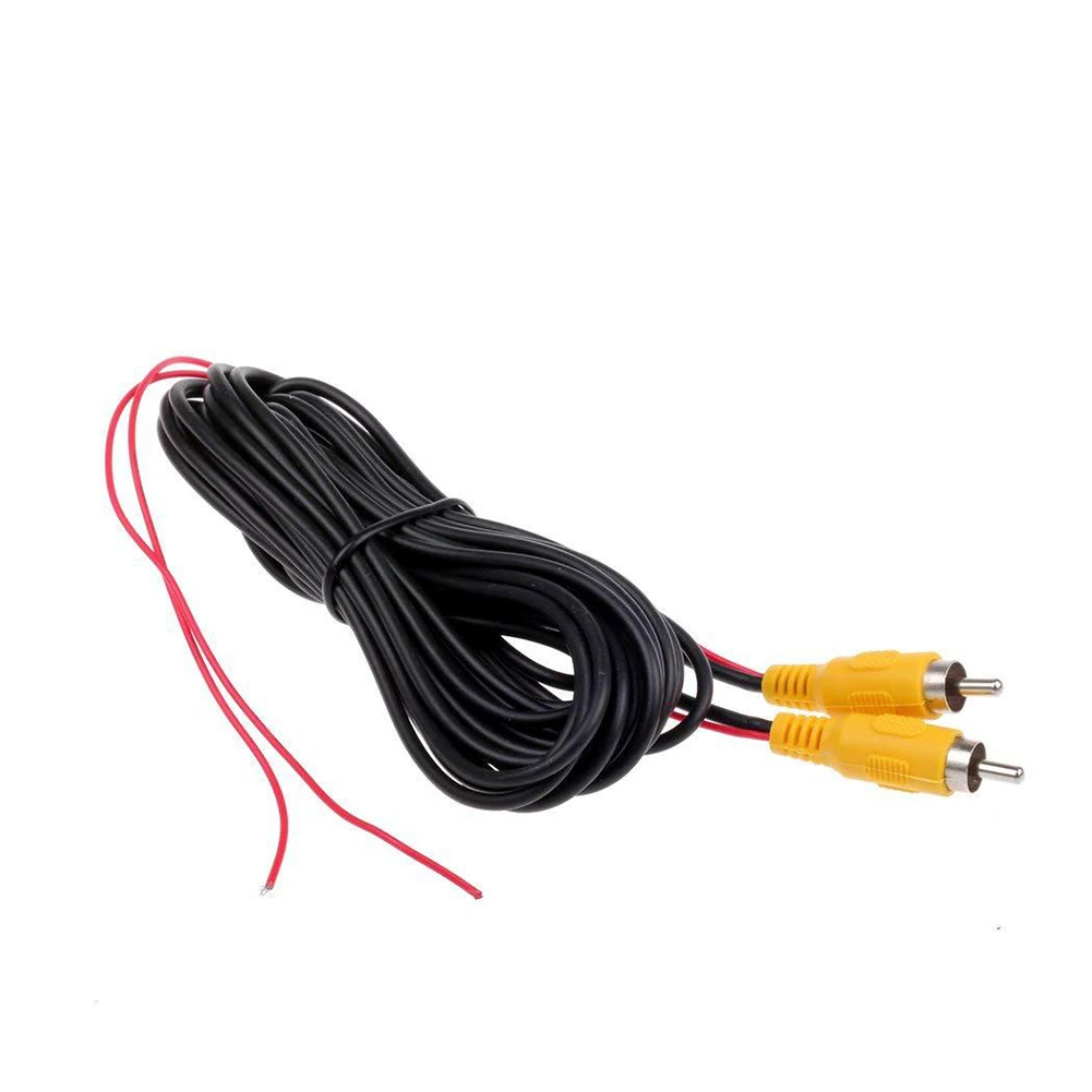 Black 12-24V 6M RCA Video Cable AV Extension Cord With Detection Wire Car Reversing Line Camera Cable RCA Male To Male
Black 12-24V 6M RCA Video Cable AV Extension Cord With Detection Wire Car Reversing Line Camera Cable RCA Male To Male
