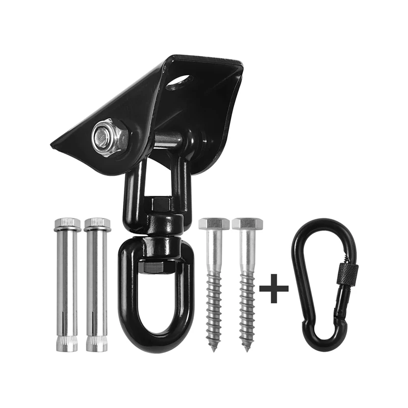 Hammock Hanging kit 1000 Pounds Capacity Heavy-Duty 360°Swing Hooks Suitable For Swings Yoga Multiple Indoor And Outdoor Gyms
Hammock Hanging kit 1000 Pounds Capacity Heavy-Duty 360°Swing Hooks Suitable For Swings Yoga Multiple Indoor And Outdoor Gyms
