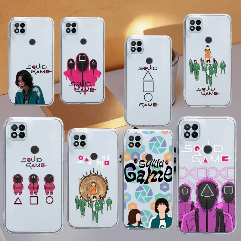 Korean TV series Squid Game Phone Case Transparent for Xiaomi redmi note x f poco 10 11 9 7 8 3 i t s pro cover shell coque
Korean TV series Squid Game Phone Case Transparent for Xiaomi redmi note x f poco 10 11 9 7 8 3 i t s pro cover shell coque