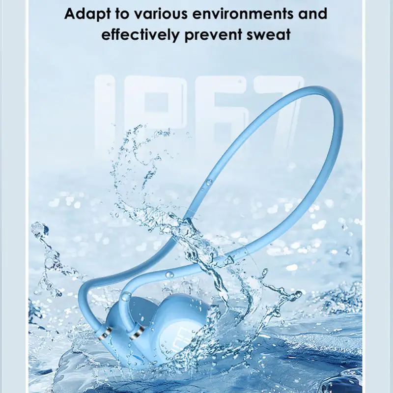 V40 Sound Conduction Sports Bluetooth V5.3 Headset Dual Ear Sweatproof Sports Headset Portable Headset with LED Digital Display
V40 Sound Conduction Sports Bluetooth V5.3 Headset Dual Ear Sweatproof Sports Headset Portable Headset with LED Digital Display