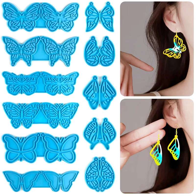 Butterfly Wings Earrings Epoxy Moulds Jewellery Necklaces Keychains Pendants Silicone Moulds DIY Jewelry Crafts Casting Tools
Butterfly Wings Earrings Epoxy Moulds Jewellery Necklaces Keychains Pendants Silicone Moulds DIY Jewelry Crafts Casting Tools