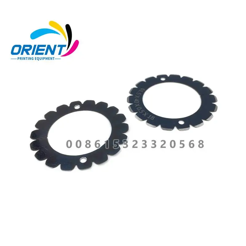 10Pcs ZD.226-401-04-00 226-401-04-00 18T Slot Perforator For Heidelberg Stahl 40×61.5×2mm 40*61.5*2mm Perforation Blade Slitter
10Pcs ZD.226-401-04-00 226-401-04-00 18T Slot Perforator For Heidelberg Stahl 40×61.5×2mm 40*61.5*2mm Perforation Blade Slitter