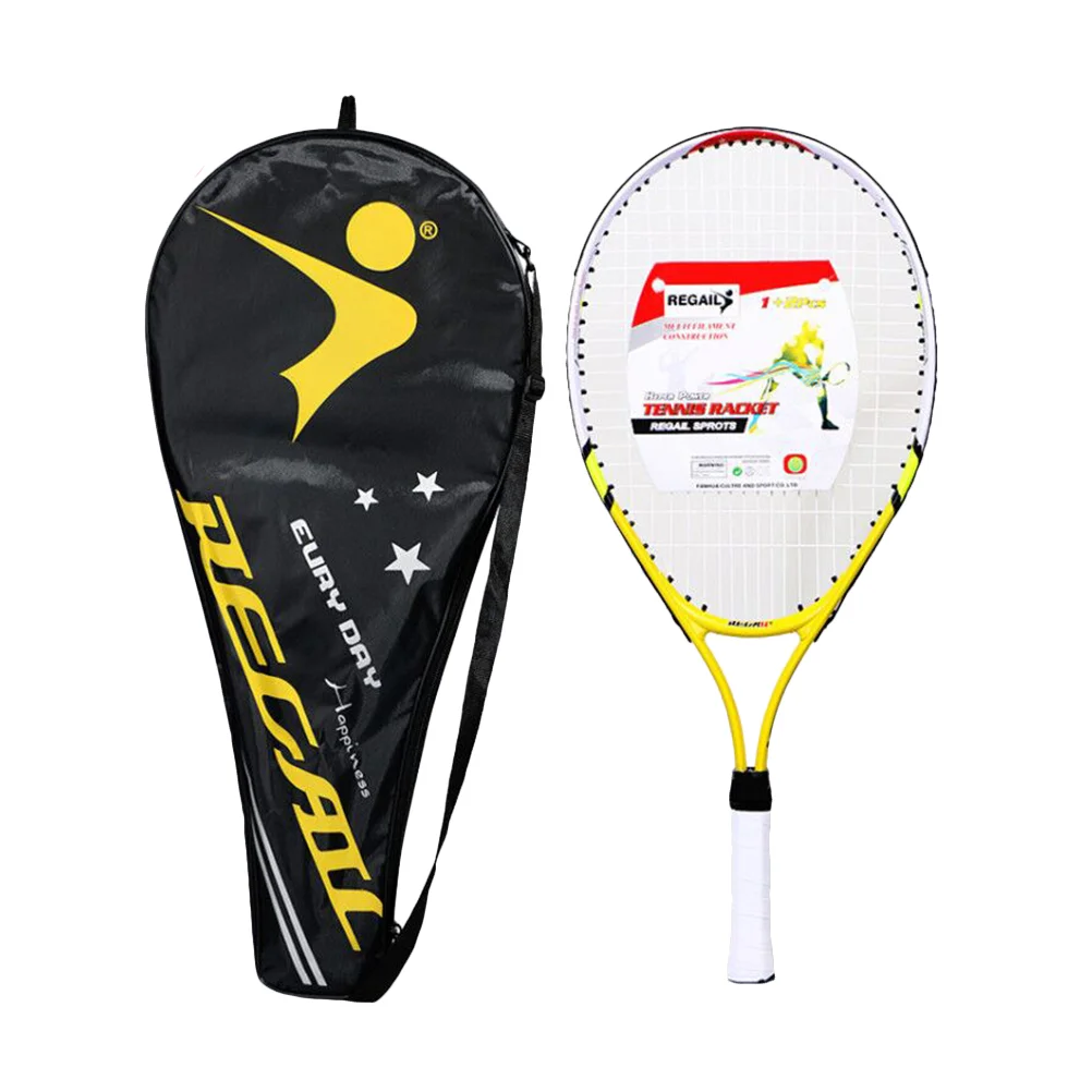 1 Set Alloy Tennis Racket with Bag Parent-Child Sports Game Toys for Children Teenagers Playing Game Outdoor (Yellow)
1 Set Alloy Tennis Racket with Bag Parent-Child Sports Game Toys for Children Teenagers Playing Game Outdoor (Yellow)