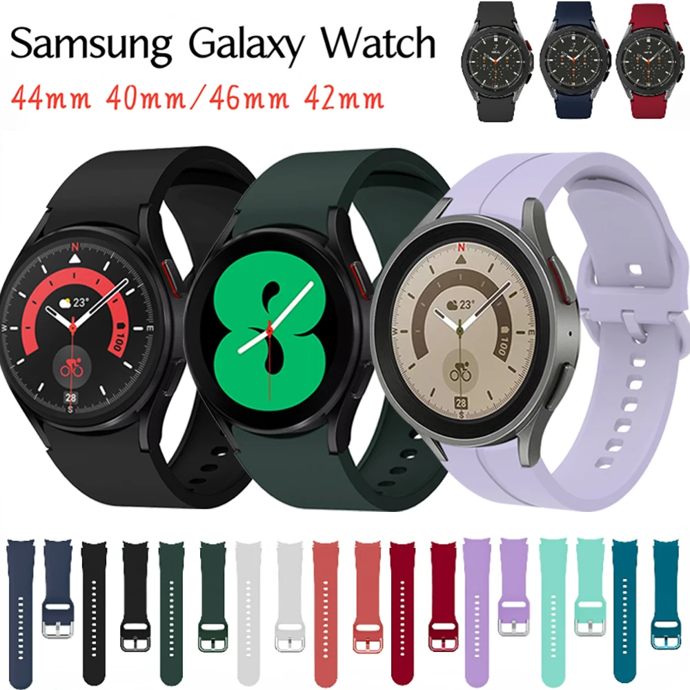 Strap For Samsung Galaxy Watch 5/4 44mm 40mm/5 Pro 45mm Sports Silicone Bracelet Wristband For Samsung Watch 4 Classic 46mm 42mm
Strap For Samsung Galaxy Watch 5/4 44mm 40mm/5 Pro 45mm Sports Silicone Bracelet Wristband For Samsung Watch 4 Classic 46mm 42mm