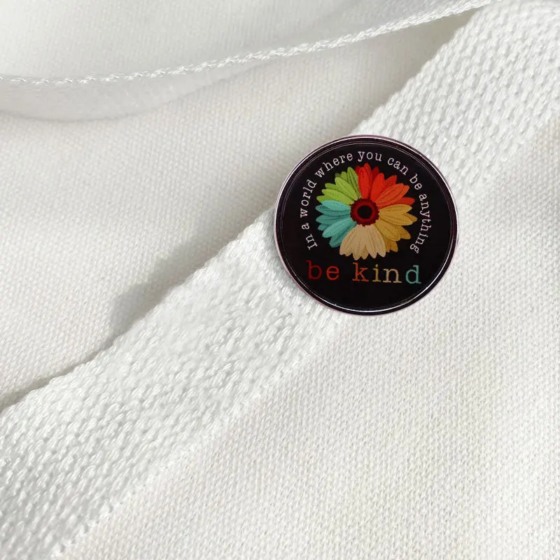 Rainbow In a World Where You Can Be Anything Enamel Pin Wrap Clothes Lapel Brooch Fine Badge Fashion Jewelry Friend Gift
Rainbow In a World Where You Can Be Anything Enamel Pin Wrap Clothes Lapel Brooch Fine Badge Fashion Jewelry Friend Gift