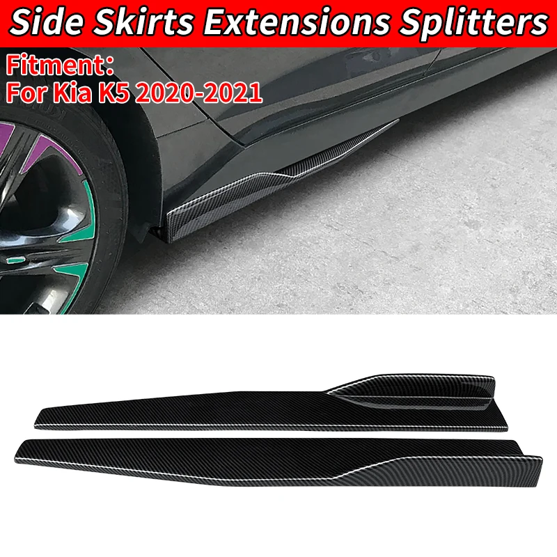 Car Accessories Left/Right Side Skirt For Kia K5 2020-2021 Bumper Diffuser Spoiler Aprons Wings Extensions 75cm Carbon Look ABS
Car Accessories Left/Right Side Skirt For Kia K5 2020-2021 Bumper Diffuser Spoiler Aprons Wings Extensions 75cm Carbon Look ABS