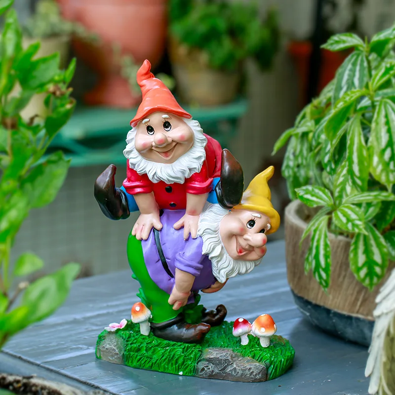 Cute Garden Gnome Resin Statue Naughty Funny Sports Dwarfs Lawn Ornaments For Home Office Desk Indoor Outdoor Christmas Decor
Cute Garden Gnome Resin Statue Naughty Funny Sports Dwarfs Lawn Ornaments For Home Office Desk Indoor Outdoor Christmas Decor