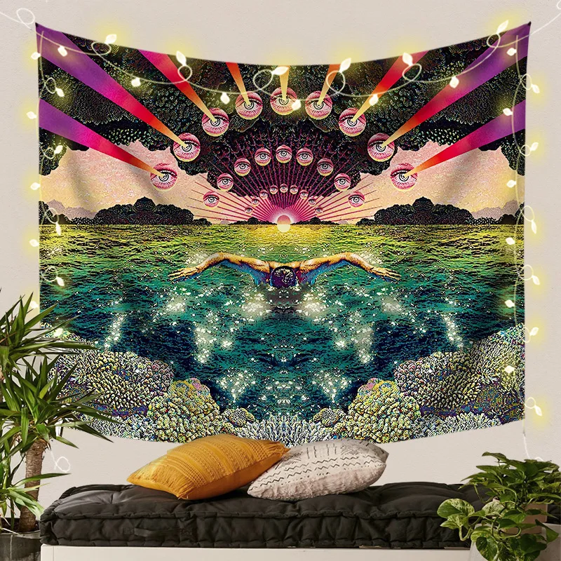 Fantasy Utopia Oil Painting Bright Sunlight Tapestry Background Cloth Ceiling Table Cover Dormitory Beach Towel Carpet Curtains
Fantasy Utopia Oil Painting Bright Sunlight Tapestry Background Cloth Ceiling Table Cover Dormitory Beach Towel Carpet Curtains