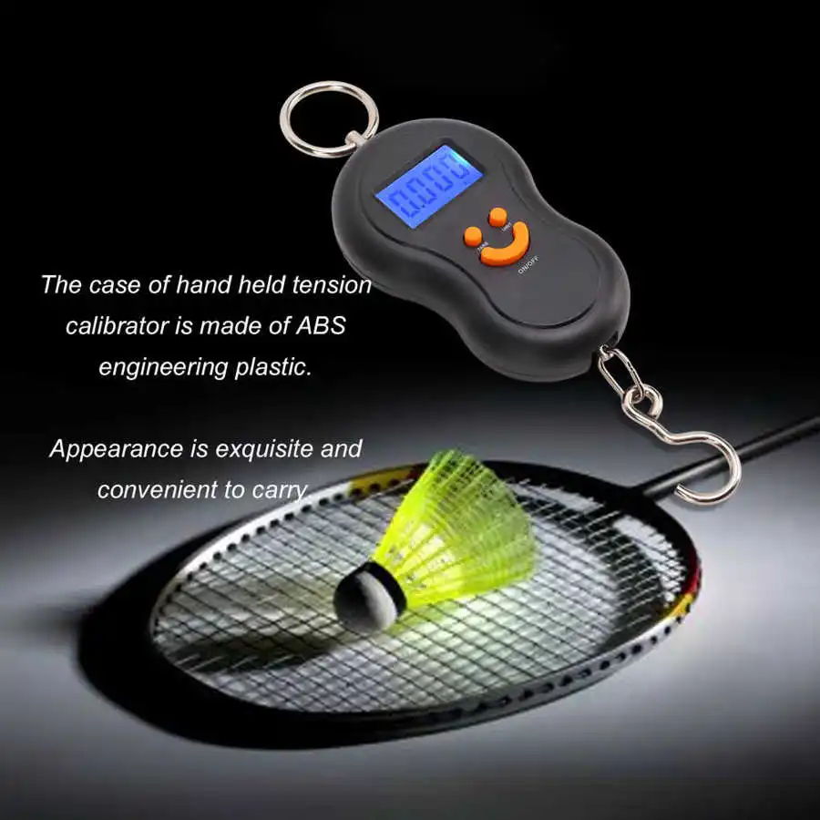 Badminton Racket Tension Calibrator Electronic Tension Calibrator with LCD Digital Display Manual Badminton Racket String Tool
Badminton Racket Tension Calibrator Electronic Tension Calibrator with LCD Digital Display Manual Badminton Racket String Tool