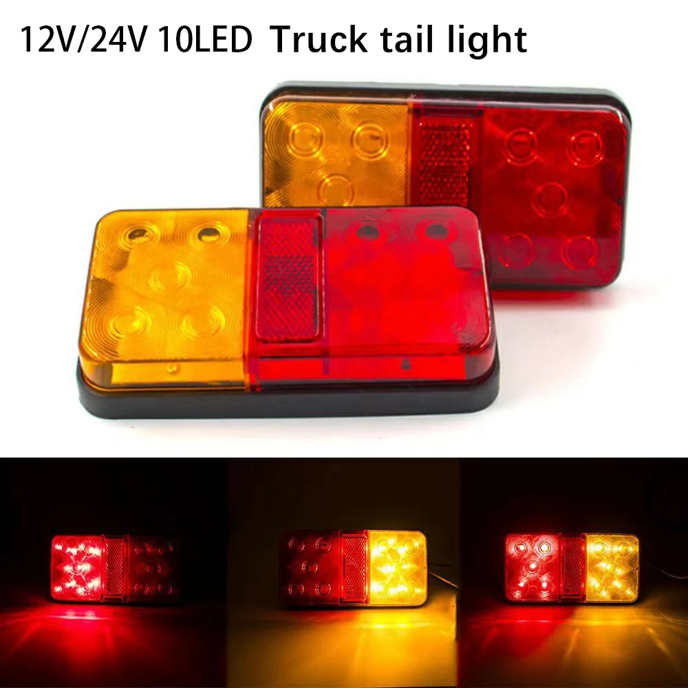 Задний фонарь для прицепа, задний фонарь, сигнал поворота, задний тормозной фонарь для прицепа, грузовика, автофургона, фургона, внедорожника, трактора, 2 шт., 10 дюймов
Задний фонарь для прицепа, задний фонарь, сигнал поворота, задний тормозной фонарь для прицепа, грузовика, автофургона, фургона, внедорожника, трактора, 2 шт., 10 дюймов