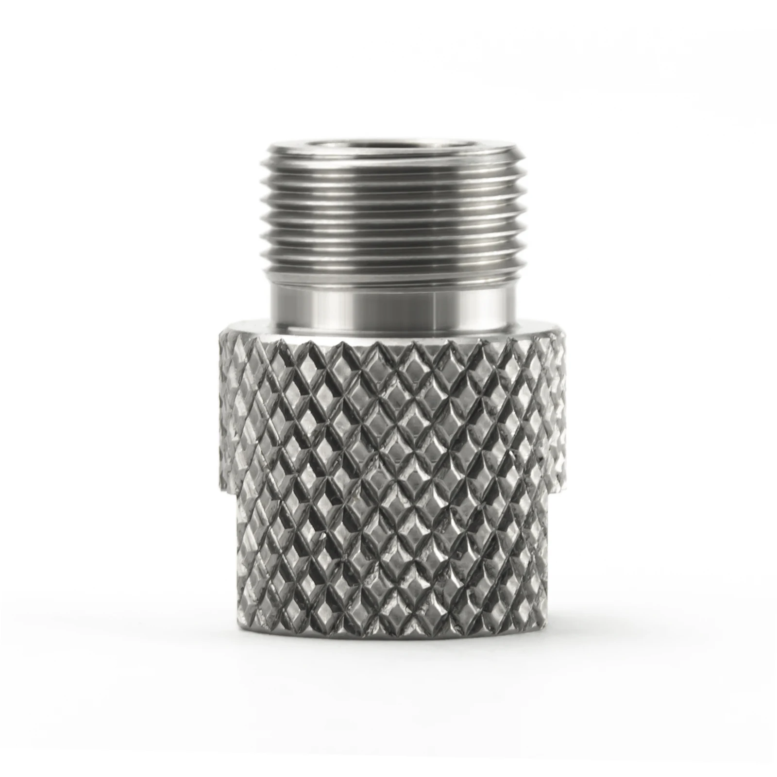 Stainless Steel Thread Adapter 5/8x24 to 9/16x24, M13.5x1LH, M14.5x1LH, M16.1x1LH, .578x28, M14x1LH for Cleaning Tube Catch Tube
Stainless Steel Thread Adapter 5/8x24 to 9/16x24, M13.5x1LH, M14.5x1LH, M16.1x1LH, .578x28, M14x1LH for Cleaning Tube Catch Tube