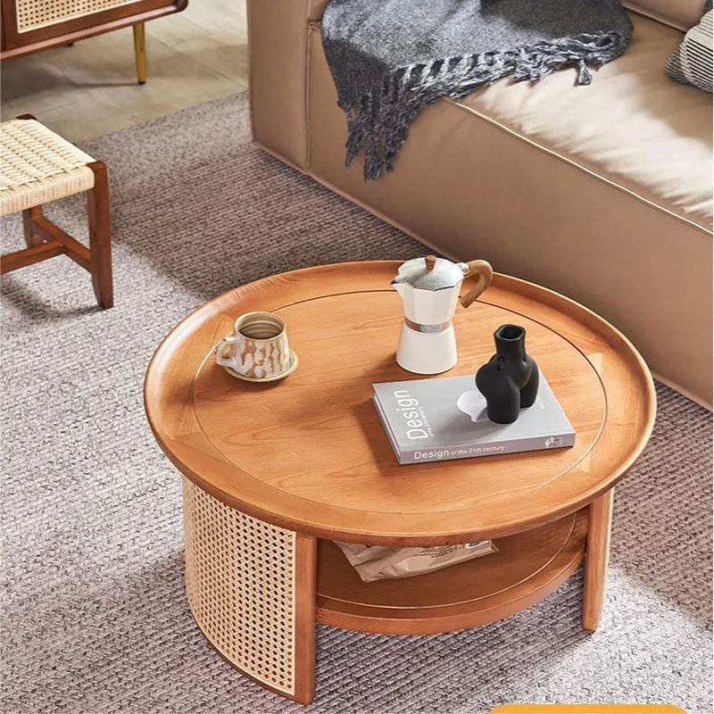 Japanese Side Table Wood Rattan Tea Coffee Table Low Table Round Minimalist Simple Rattan Woven Apartment Furniture Accessories
Japanese Side Table Wood Rattan Tea Coffee Table Low Table Round Minimalist Simple Rattan Woven Apartment Furniture Accessories