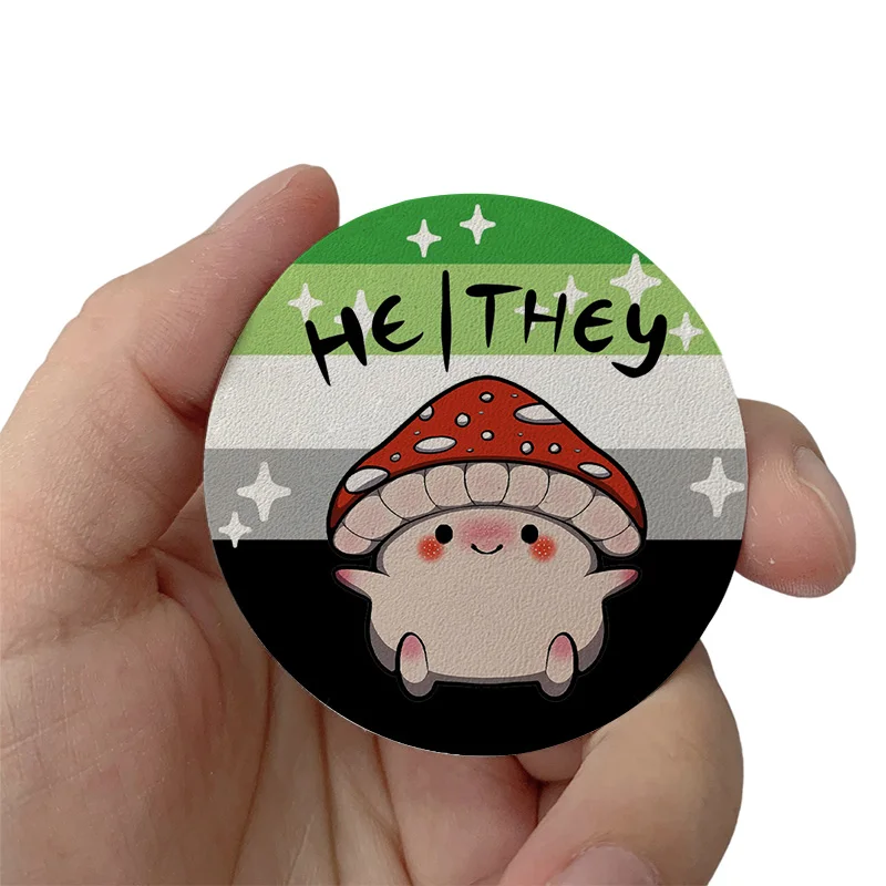 Aromantic pride Mushroom pronoun he they Cute DIY Patches Clothes Hats Jackets Patch Stickers Iron On Patches Leather Stickers
Aromantic pride Mushroom pronoun he they Cute DIY Patches Clothes Hats Jackets Patch Stickers Iron On Patches Leather Stickers