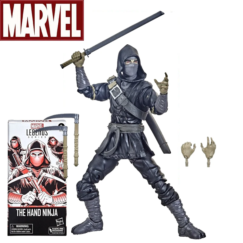 Marvel The Hand Ninja Soldier Action Figure Toys 6 Inch Black Ninja Movable Figures Statue Model Dolls Collection Ornament Gifts
Marvel The Hand Ninja Soldier Action Figure Toys 6 Inch Black Ninja Movable Figures Statue Model Dolls Collection Ornament Gifts