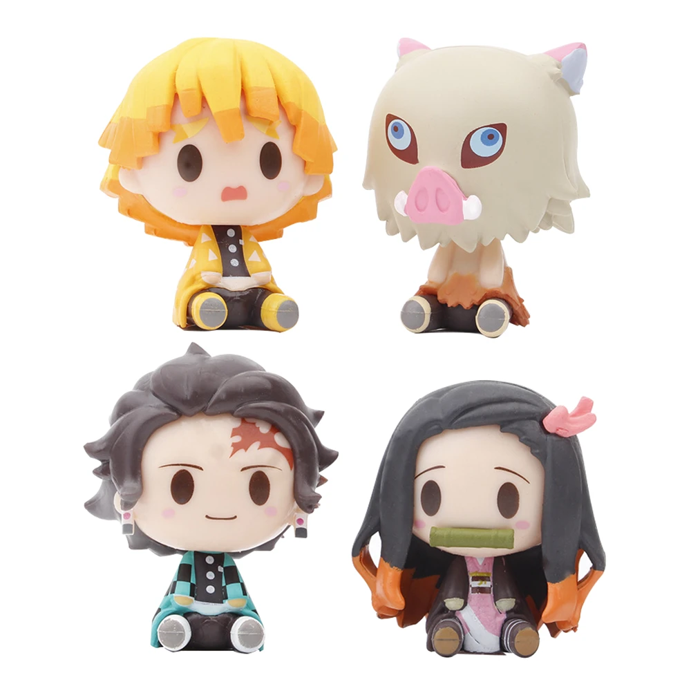New 4Pcs Anime Demon Slayer Toy Figures Kamado Tanjirou Kamado Sitting Kimetsu No Yaiba Action Figure for Kids Toy Gift
New 4Pcs Anime Demon Slayer Toy Figures Kamado Tanjirou Kamado Sitting Kimetsu No Yaiba Action Figure for Kids Toy Gift