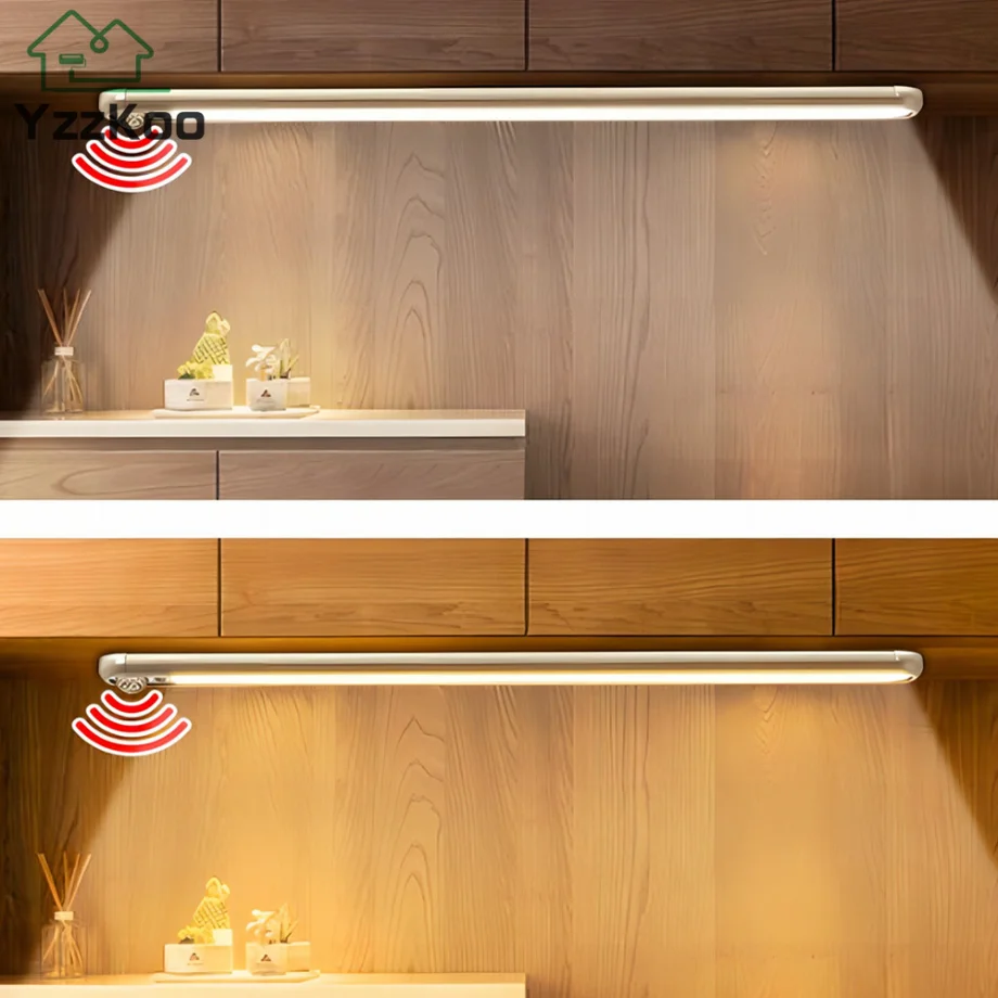 LED Induction Under Cabinet Light Dimmable 3 Colors Motion Sensor Closet Night Light USB Magnetic Strip Kitchen Wardrobe Lamp
LED Induction Under Cabinet Light Dimmable 3 Colors Motion Sensor Closet Night Light USB Magnetic Strip Kitchen Wardrobe Lamp