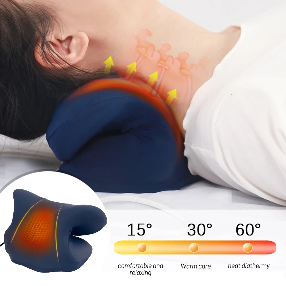 Heating Cervical Spine Stretcher Electric Cervical Neck Shoulder Massage Pillow Gravity Muscle Relaxation Traction Pain Relief
Heating Cervical Spine Stretcher Electric Cervical Neck Shoulder Massage Pillow Gravity Muscle Relaxation Traction Pain Relief