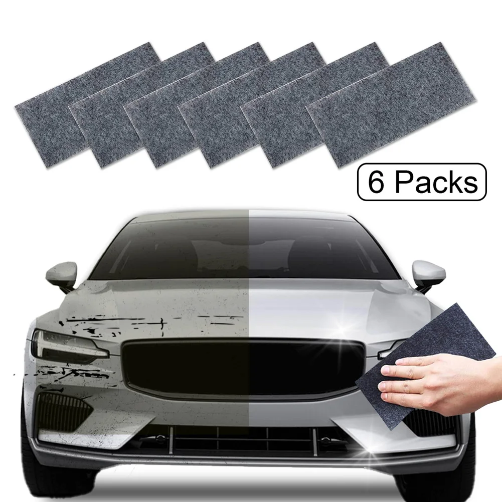 6pcs Nano Sparkle Cloth Car Scratch Repair Cloth Universal Metal Surface Polishing Anti-Scratch Cloth Scratch Repair Remover
6pcs Nano Sparkle Cloth Car Scratch Repair Cloth Universal Metal Surface Polishing Anti-Scratch Cloth Scratch Repair Remover