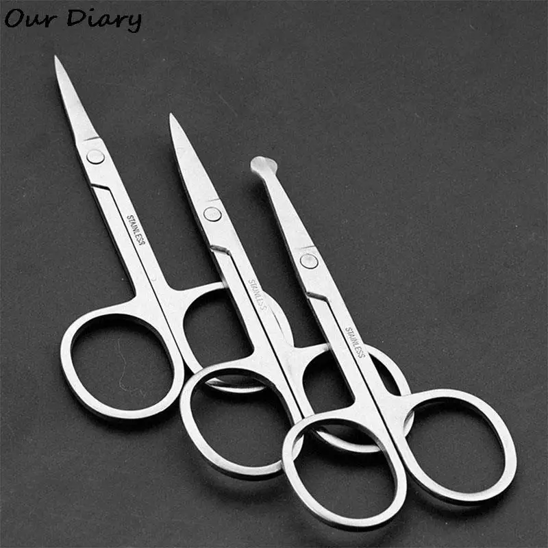 1pc Stainless Steel Mini Portable Round Head Curved Mustache Nose Ear Hair Remover Scissor Trimmer Safety Scissor
1pc Stainless Steel Mini Portable Round Head Curved Mustache Nose Ear Hair Remover Scissor Trimmer Safety Scissor