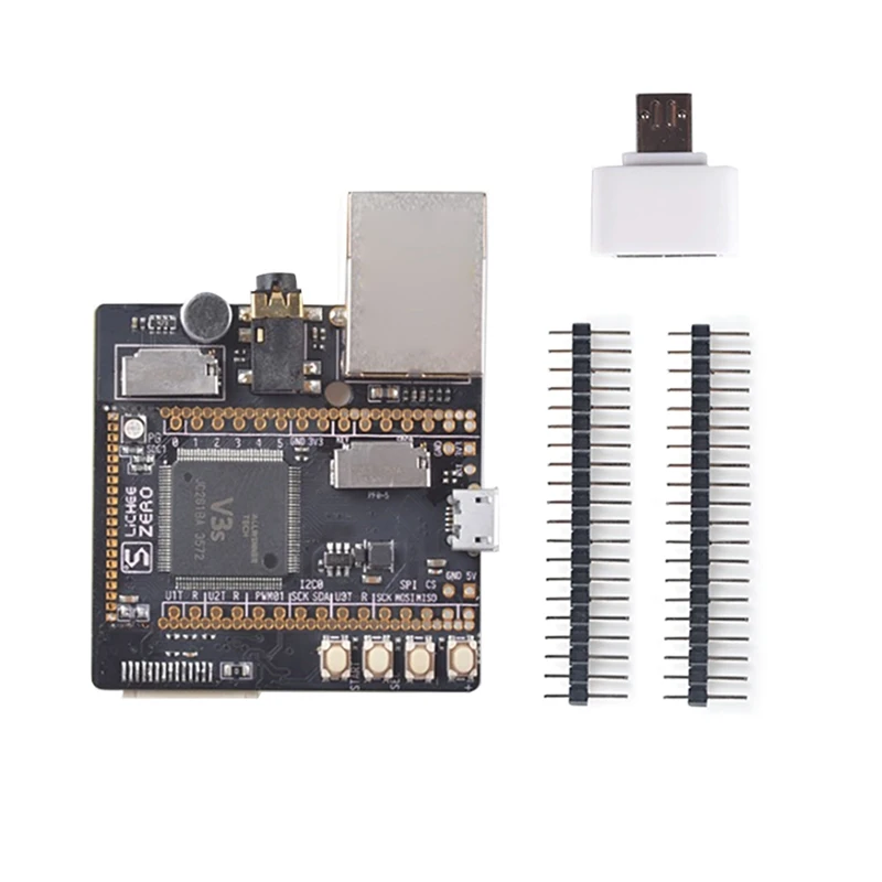 Для Lichee Pi Zero ARM Cortex-A7 1,2 ГГц 64M DDR Allwinner V3S Core макетная плата расширения с OTG + контактным разъемом
Для Lichee Pi Zero ARM Cortex-A7 1,2 ГГц 64M DDR Allwinner V3S Core макетная плата расширения с OTG + контактным разъемом