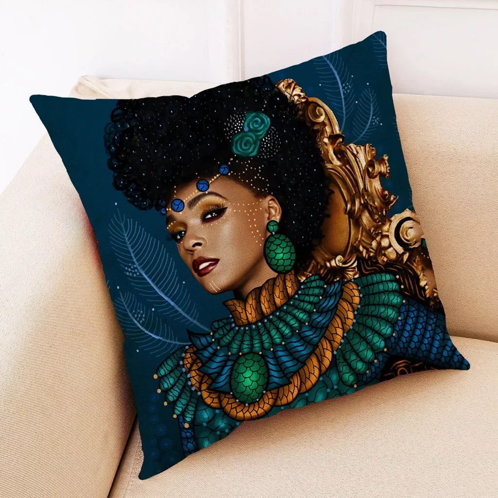 Women African Printed Pillowcase Home Decoration Accessories Throw Pillow Covers Kawaii Room Decor Linen Blend Cushion Cover
Women African Printed Pillowcase Home Decoration Accessories Throw Pillow Covers Kawaii Room Decor Linen Blend Cushion Cover