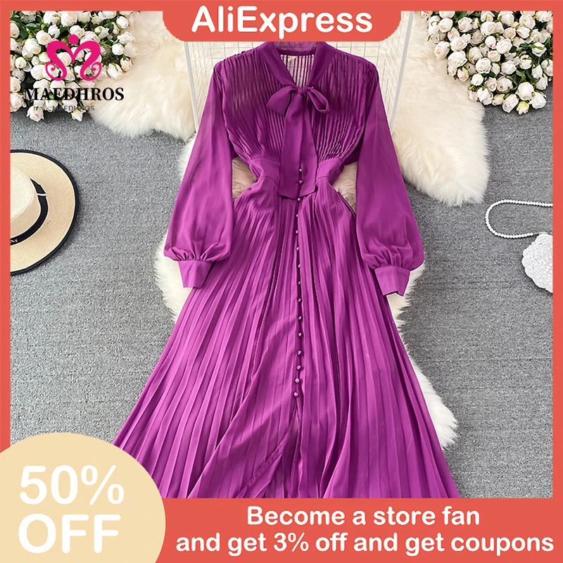 Elegant Spring Women Dresses Bow Tie V-neck Design Luxury Dress for Female Office Lady Solid Color Long Sleeve Dress Plus Size
Elegant Spring Women Dresses Bow Tie V-neck Design Luxury Dress for Female Office Lady Solid Color Long Sleeve Dress Plus Size