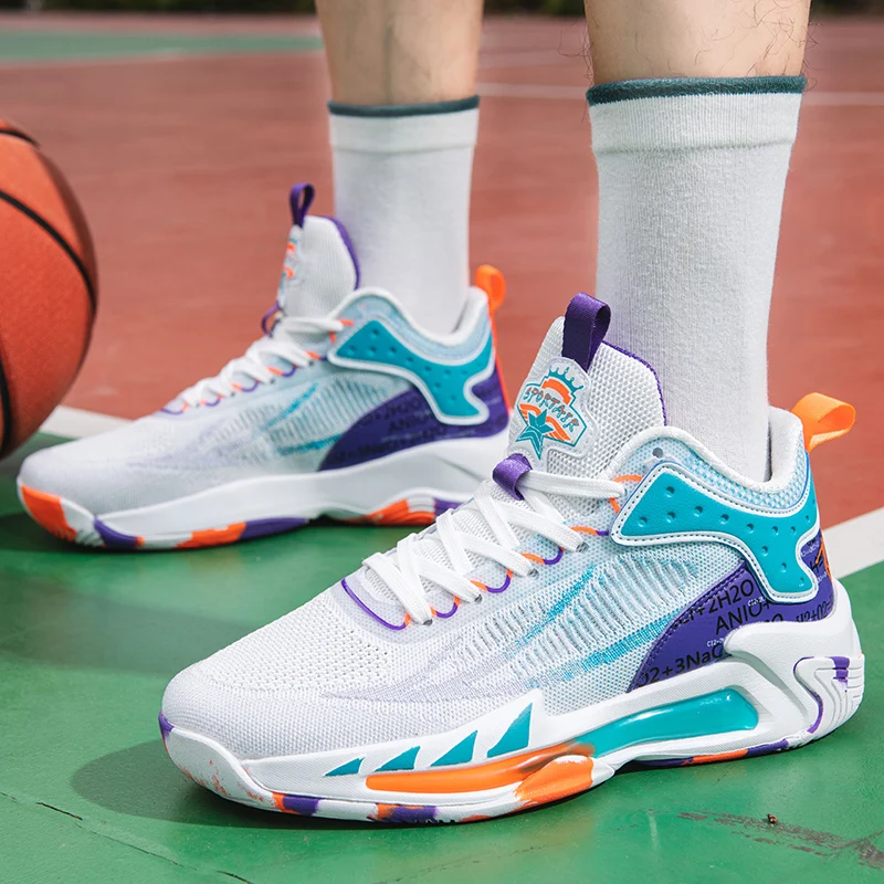 2022 Men Basketball Shoes Unisex Couple Basketball Sports Shoes Summer Breathable High Quality Sneakers for Women mens tennis
2022 Men Basketball Shoes Unisex Couple Basketball Sports Shoes Summer Breathable High Quality Sneakers for Women mens tennis