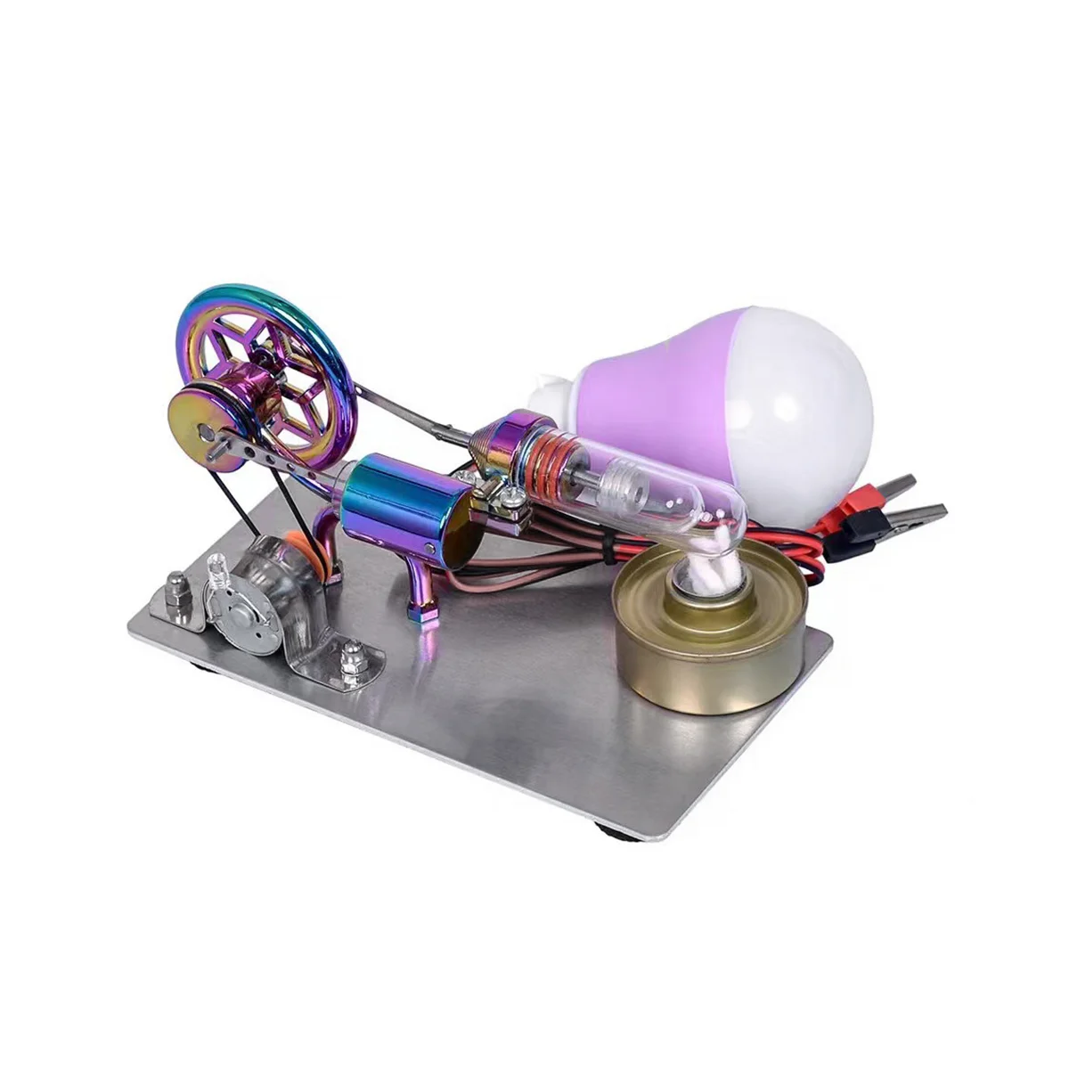 Hot Air Stirling Engine Model Generator Engine Physics Experiment Science Toy Educational Science Toy Multicolor
Hot Air Stirling Engine Model Generator Engine Physics Experiment Science Toy Educational Science Toy Multicolor