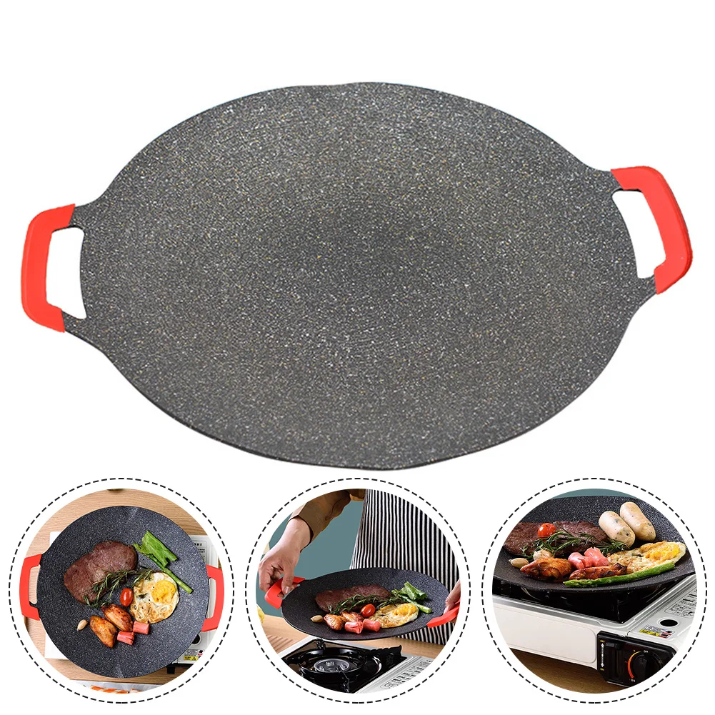 Barbecue Plate Baking Pan Tools 29/33/36cm Anti-scald Camping Cooking Supplies Cookware Frying Plate Lightweight
Barbecue Plate Baking Pan Tools 29/33/36cm Anti-scald Camping Cooking Supplies Cookware Frying Plate Lightweight
