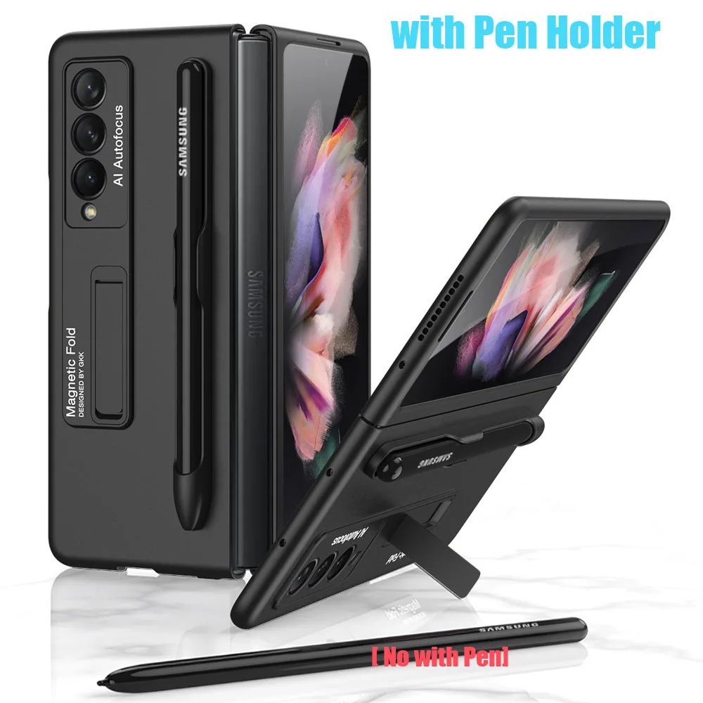 Magnetic With S Pen Holder Cover For Samsung Galaxy Z Fold 3 5G Phone Case 360° Full Protection Shockproof Coque Fundas(No Pen)
Magnetic With S Pen Holder Cover For Samsung Galaxy Z Fold 3 5G Phone Case 360° Full Protection Shockproof Coque Fundas(No Pen)