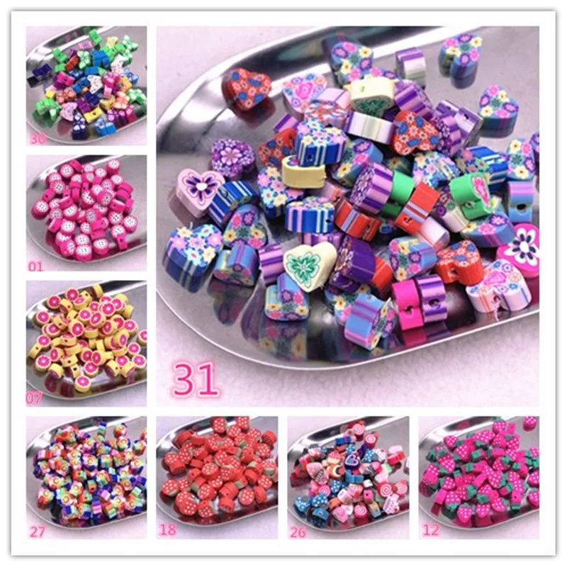30pcs 10mm Color Fruit Beads Polymer Clay Beads Polymer Clay Spacer Loose Beads for Jewelry Making DIY Bracelet Accessories
30pcs 10mm Color Fruit Beads Polymer Clay Beads Polymer Clay Spacer Loose Beads for Jewelry Making DIY Bracelet Accessories