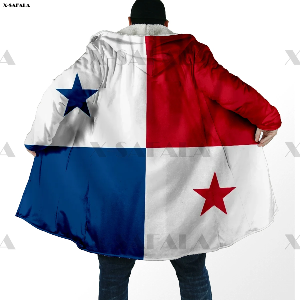 Panama Star Flag Map Skull Print Higher Quality Casual Warm Overcoat Cashmere Male Hooded Cloak Fleece Hoodie Blanket Duffle
Panama Star Flag Map Skull Print Higher Quality Casual Warm Overcoat Cashmere Male Hooded Cloak Fleece Hoodie Blanket Duffle