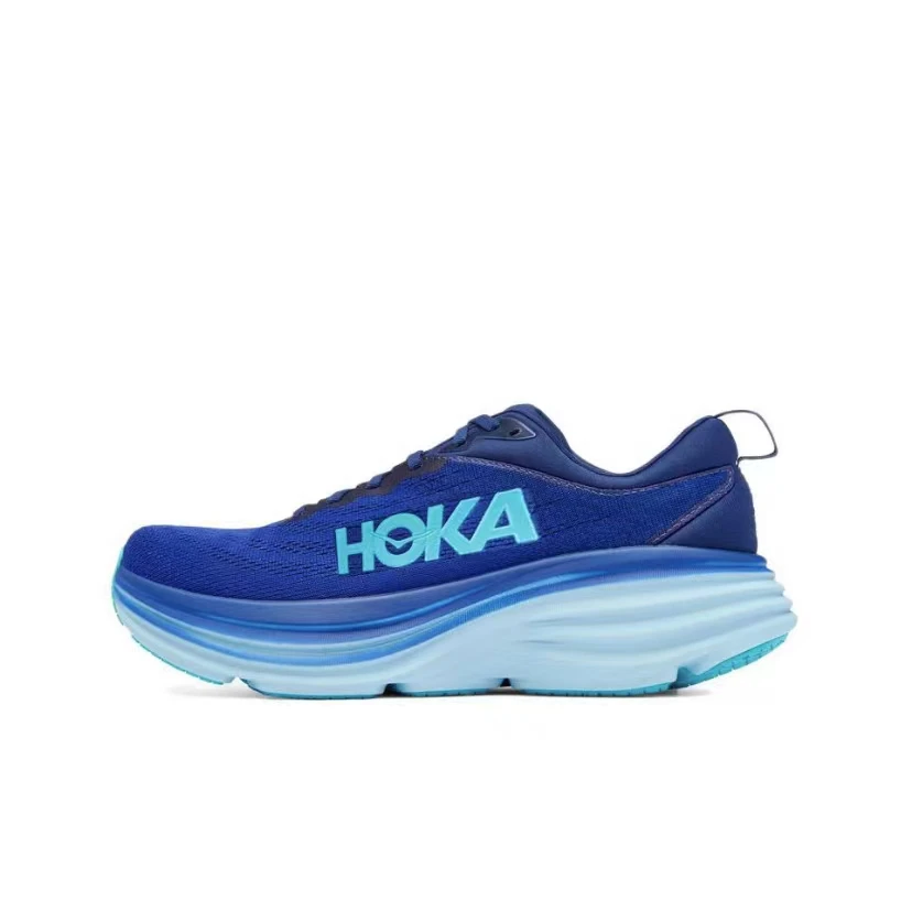 

High Quality New Hoka Bondi 8 Wide Athletic Sport Running Shoes Sneakers Shock Absorbing Road Fashion Mens Womens Top Designer
