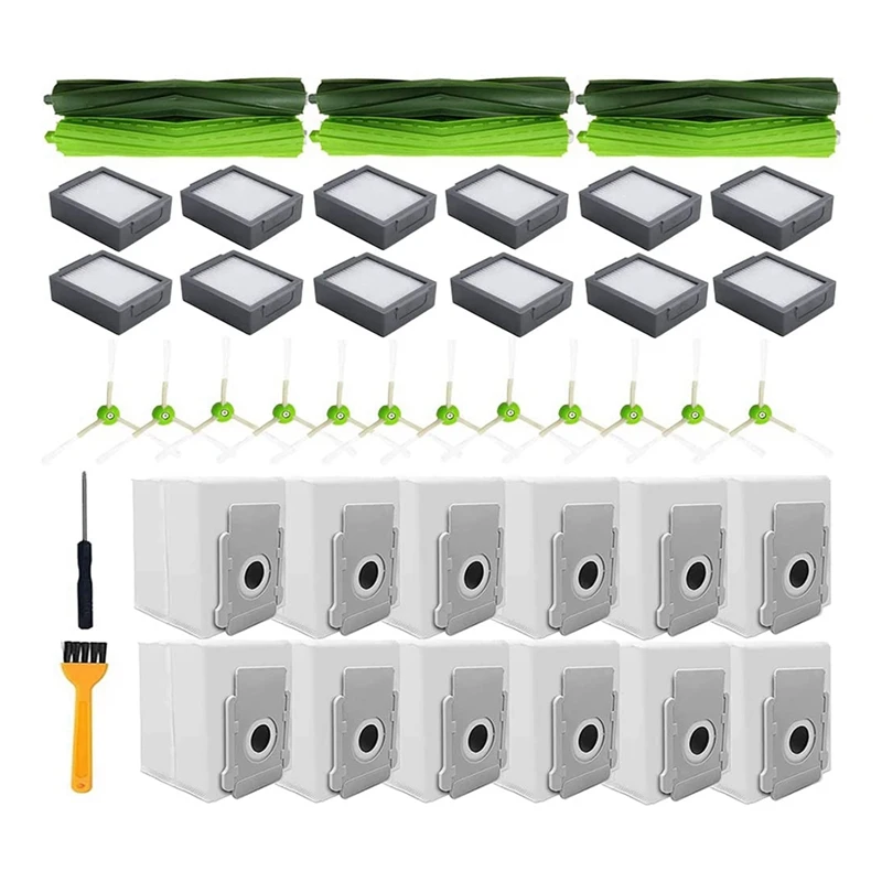 Replacement Parts Main Brush Side Brush HEPA Filter For Irobot Roomba I7 I7+ E5 Robotic Vacuum Cleaner Accessories
Replacement Parts Main Brush Side Brush HEPA Filter For Irobot Roomba I7 I7+ E5 Robotic Vacuum Cleaner Accessories