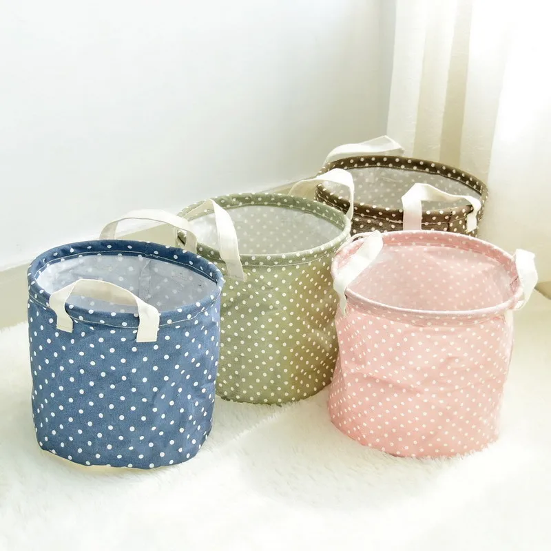 Polka Dot Storage Basket Foldable Sundries Tools Sorting and Classification Cosmetics Storage Dressing Table Desk Placement
Polka Dot Storage Basket Foldable Sundries Tools Sorting and Classification Cosmetics Storage Dressing Table Desk Placement