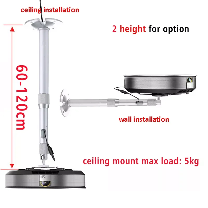 PMA-M1-60120 60cm 100cm 120cm 5kg aluminum Z1 Z4X Z5 H1S J6S C6 V8 mini projector wall hanging mount ceiling bracket
PMA-M1-60120 60cm 100cm 120cm 5kg aluminum Z1 Z4X Z5 H1S J6S C6 V8 mini projector wall hanging mount ceiling bracket