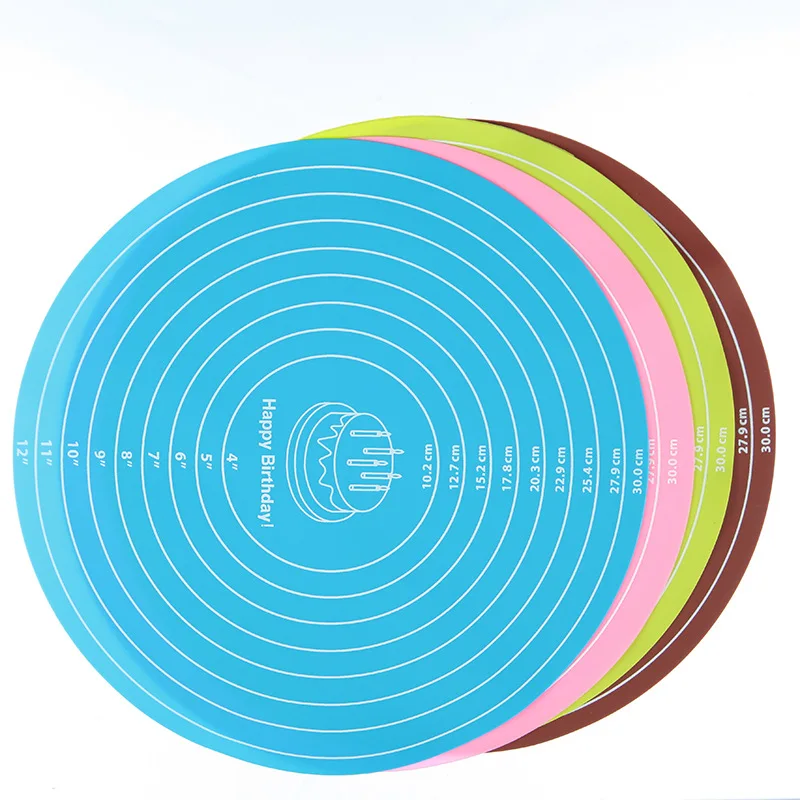 30CM Silicone Round Baking Cake Dough Mat Placemat Cake Dough Pastry Pad Baking Supplies Kitchen Cooking Tools
30CM Silicone Round Baking Cake Dough Mat Placemat Cake Dough Pastry Pad Baking Supplies Kitchen Cooking Tools
