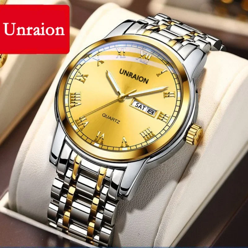 Men Watch Stainless Steel Top Quailty Luxury Push Button Hidden Clasp Waterproof Luminous Date Week Sport Wrist Watches
Men Watch Stainless Steel Top Quailty Luxury Push Button Hidden Clasp Waterproof Luminous Date Week Sport Wrist Watches