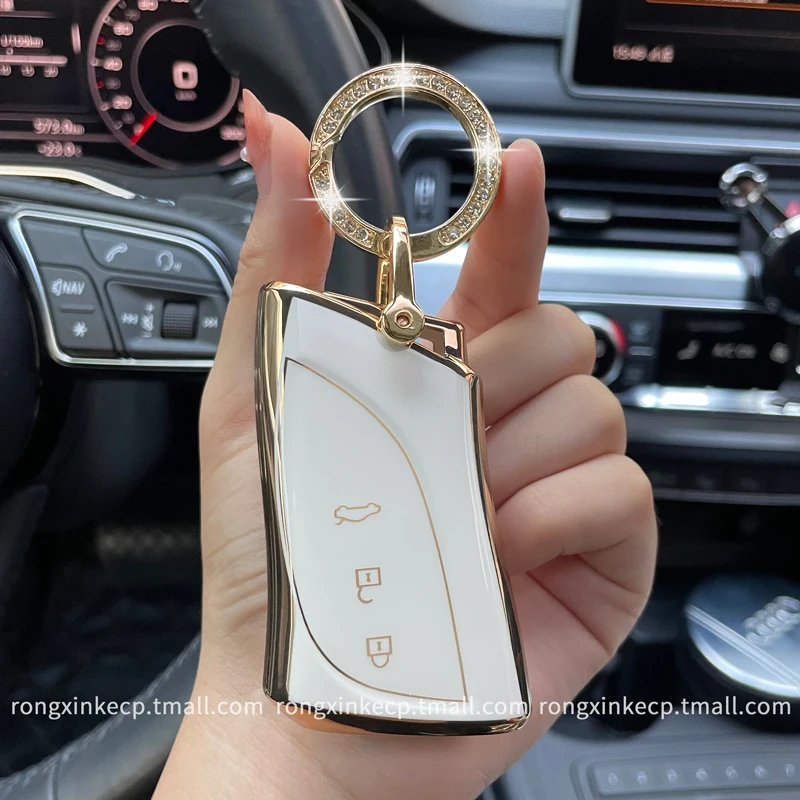 Bling Rhinestone Keyring TPU Car Key Case Cover for Lexus RX IS GS RC F Lexus ES LS UX UX 300e NX LC Car Shell Fob Key Cover 
Bling Rhinestone Keyring TPU Car Key Case Cover for Lexus RX IS GS RC F Lexus ES LS UX UX 300e NX LC Car Shell Fob Key Cover