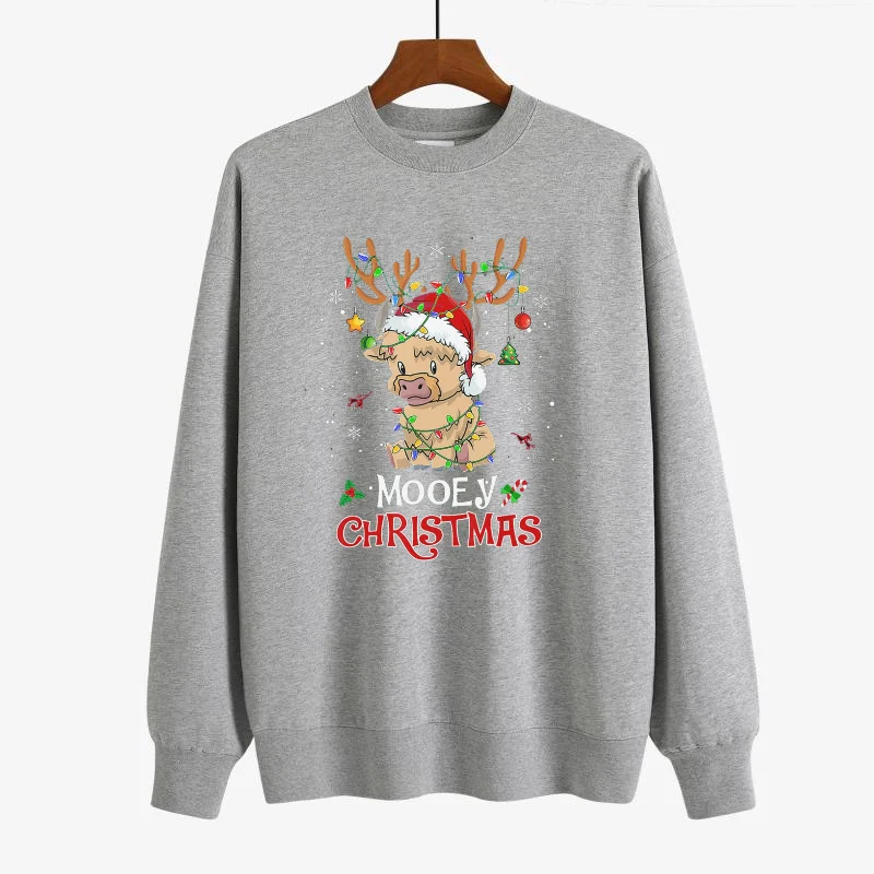 MOOEY Christmas Custom Round Neck Long-sleeve Sweatshirt Personalized Can Customize The Pattern You Want
MOOEY Christmas Custom Round Neck Long-sleeve Sweatshirt Personalized Can Customize The Pattern You Want