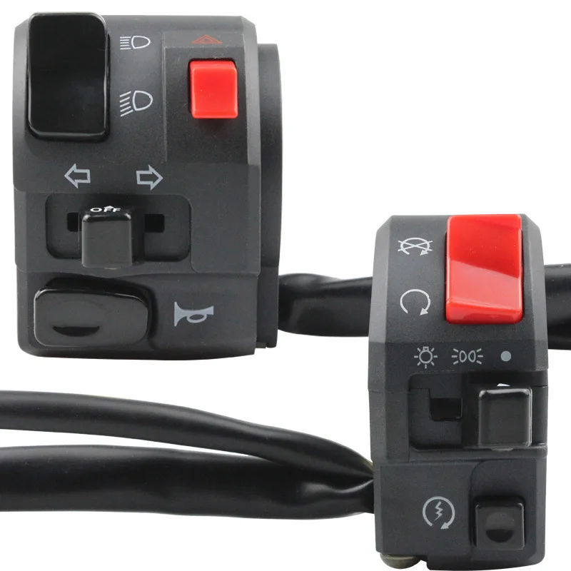 22mm Motorcycle Switches Motorbike Horn Button Turn Signal Electric Fog Lamp Light Start Handlebar Controller Switch
22mm Motorcycle Switches Motorbike Horn Button Turn Signal Electric Fog Lamp Light Start Handlebar Controller Switch