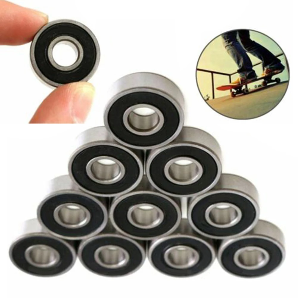 Rubber Sealed Bearings Skateboard Deep Steel Groove Ball Miniature Replacement 10 Pcs 697-2RS 7x17x5mm Bicycle
Rubber Sealed Bearings Skateboard Deep Steel Groove Ball Miniature Replacement 10 Pcs 697-2RS 7x17x5mm Bicycle
