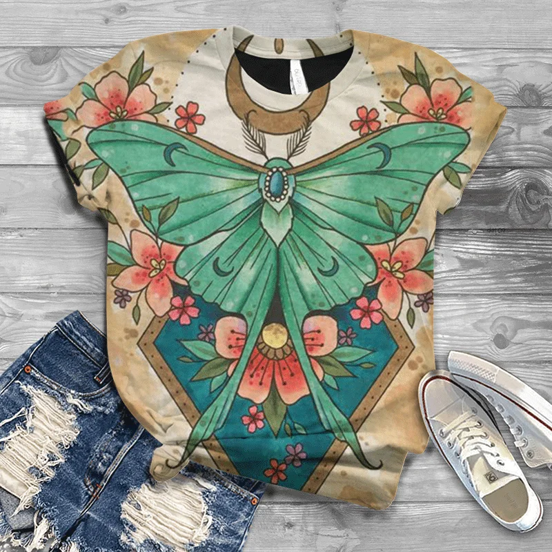 Ladies Summer 3D Printing Vivid Colors Cute Animal Ladies Printed T-shirt Harajuku Popular Summer Size Short Sleeve O-Neck
Ladies Summer 3D Printing Vivid Colors Cute Animal Ladies Printed T-shirt Harajuku Popular Summer Size Short Sleeve O-Neck