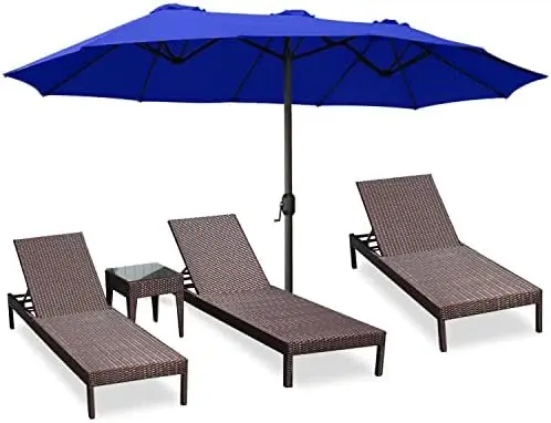 Double-Sided Aluminum Table Umbrella Large Umbrella,Swimming Pool 12+Colors,Khaki
Double-Sided Aluminum Table Umbrella Large Umbrella,Swimming Pool 12+Colors,Khaki