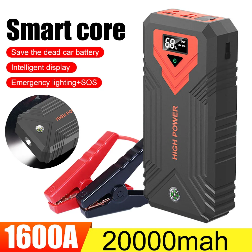 Car Battery Jump Starter 20000mAh Portable Auto Battery Booster Charger 12V Car Emergency Booster Power Bank Starting Device
Car Battery Jump Starter 20000mAh Portable Auto Battery Booster Charger 12V Car Emergency Booster Power Bank Starting Device