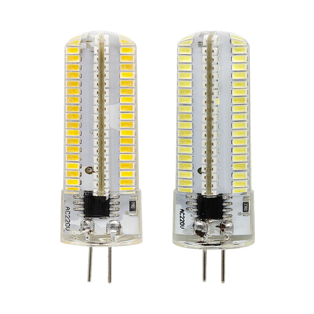 

Mini G4 LED Bulb AC 220V COB 3014SMD Silicone Light 64 104 152 Leds Replace 10W 20W Halogen Lamp 360 Beam Angle Chandelier Light