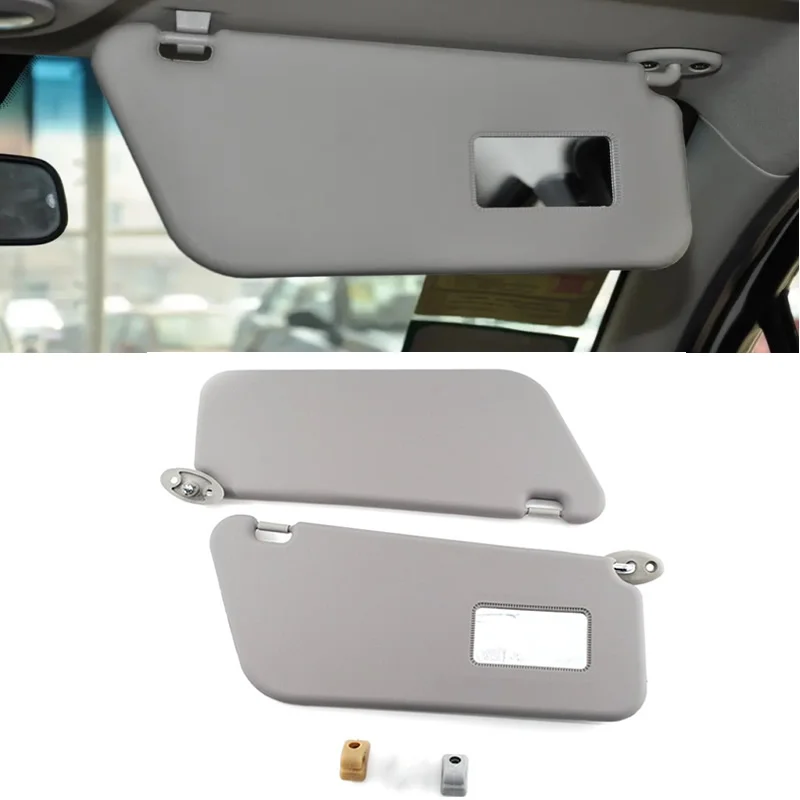 

grey beige visiera parasole assy. Con specchio per parti di motori Auto CHERY QQ 2008-2011 cinesi