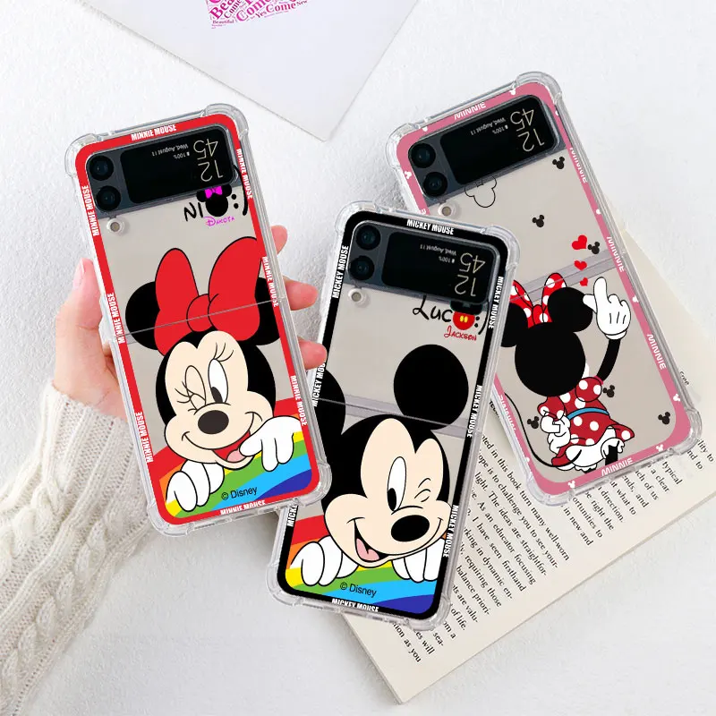 Disney Funny Mickey Minnie AirBag Case For Samsung Galaxy Z Flip 4 3 5G Clear PC Hard Phone Cover ZFlip3 ZFlip4 Shockproof Shell
Disney Funny Mickey Minnie AirBag Case For Samsung Galaxy Z Flip 4 3 5G Clear PC Hard Phone Cover ZFlip3 ZFlip4 Shockproof Shell